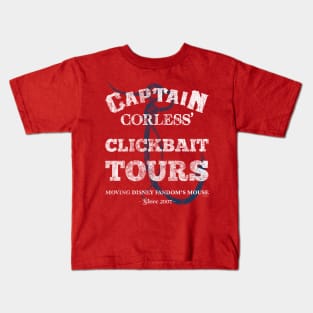 Captain Corless' Clickbait Tours - WDWNT.com Kids T-Shirt